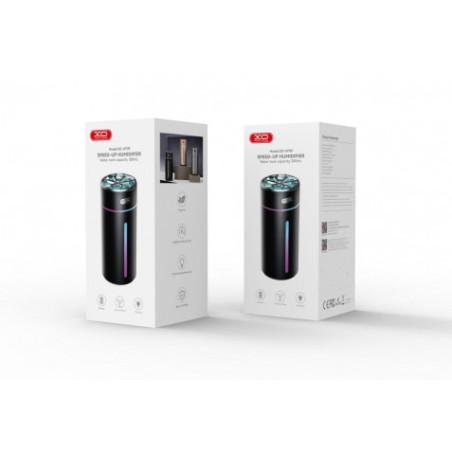 HUMIDIFICADOR PORTATIL CON RGB HF09 NEGRO XO