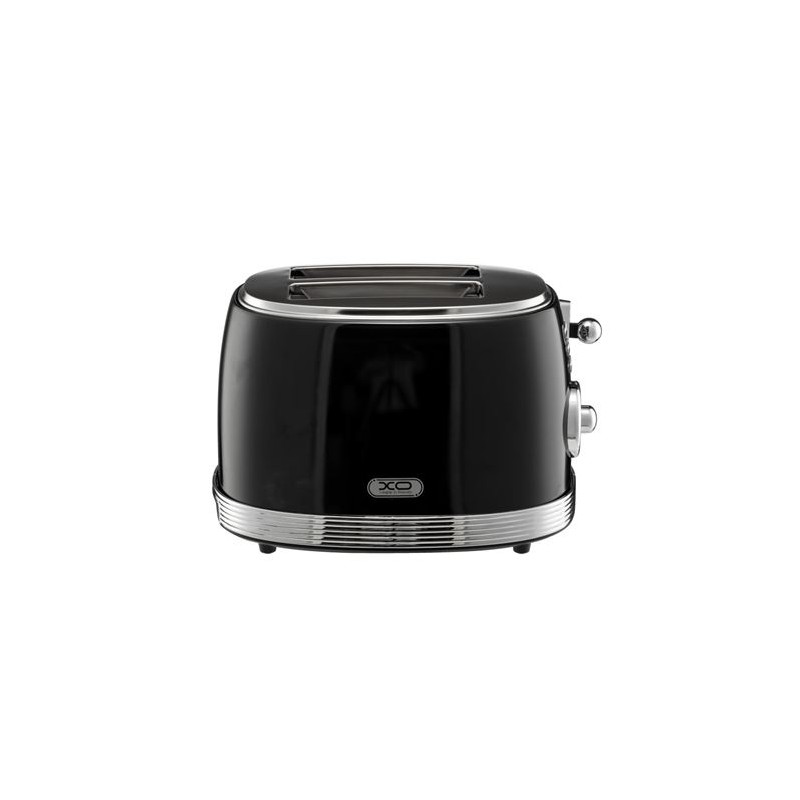 TOSTADORA VINTAGE 850W NEGRO PLATA...