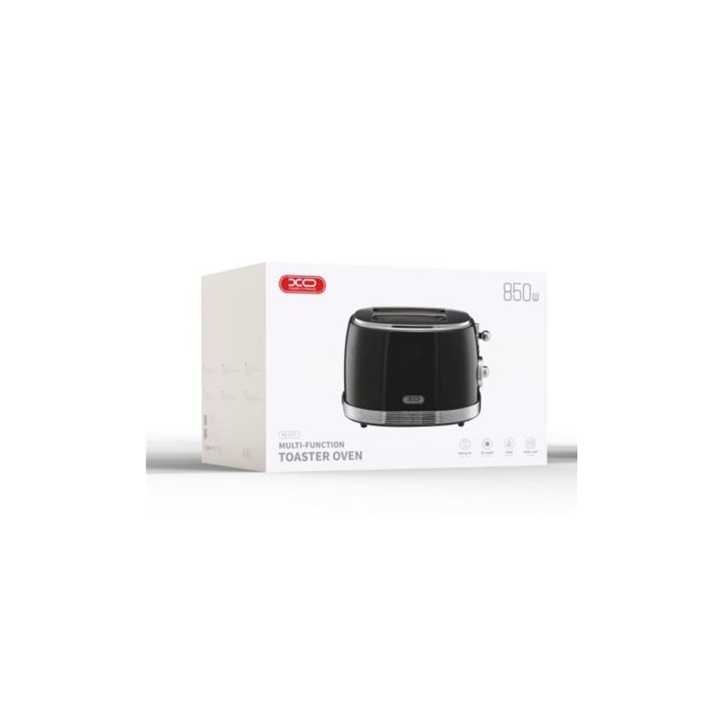 TOSTADORA VINTAGE 850W NEGRO PLATA...