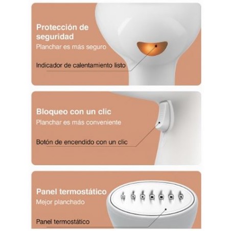 PLANCHA VERTICAL VAPOR 1500W XOCF3 BLANCA XO