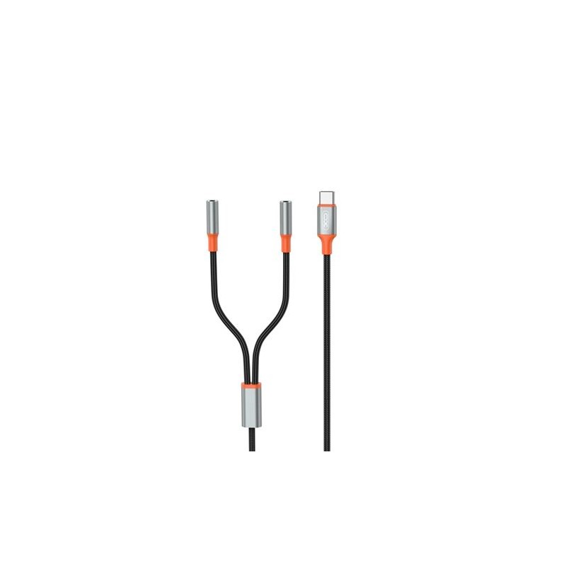 CABLE ADAPTADOR TIPO C A 2 MINI JACK...