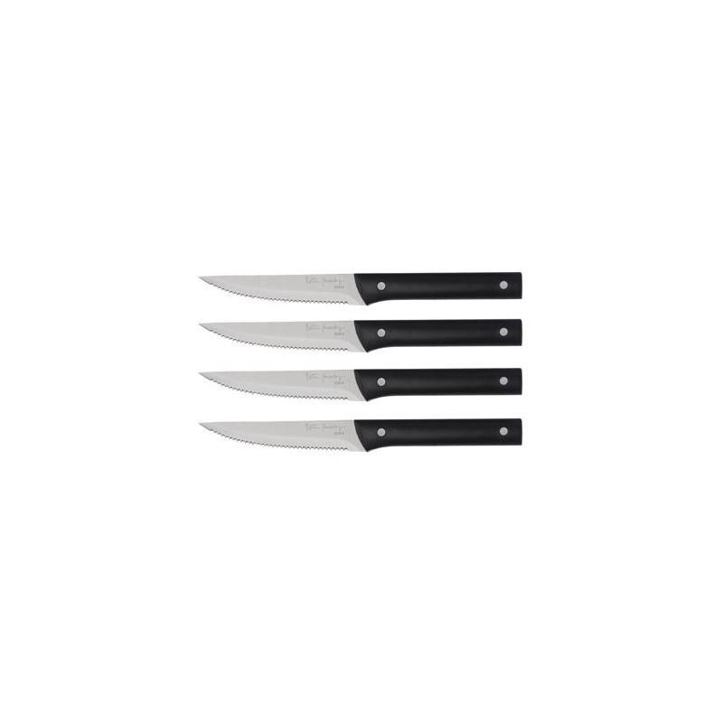 SET 4 CUCHILLOS CHULETERO ACERO HAIZEA