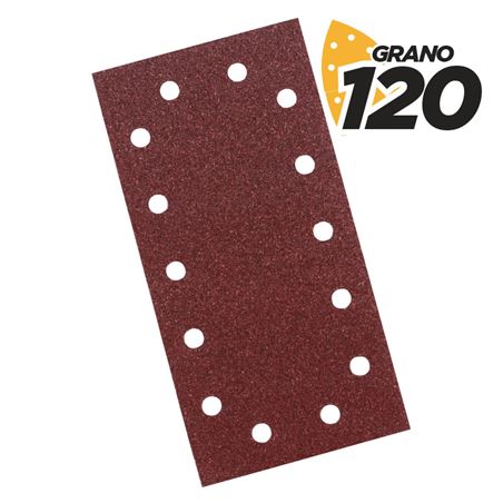 PACK 10 LIJAS RECTANGULARES GRANO 120 PARA BL0123, BL0422 BLIM - BL0187