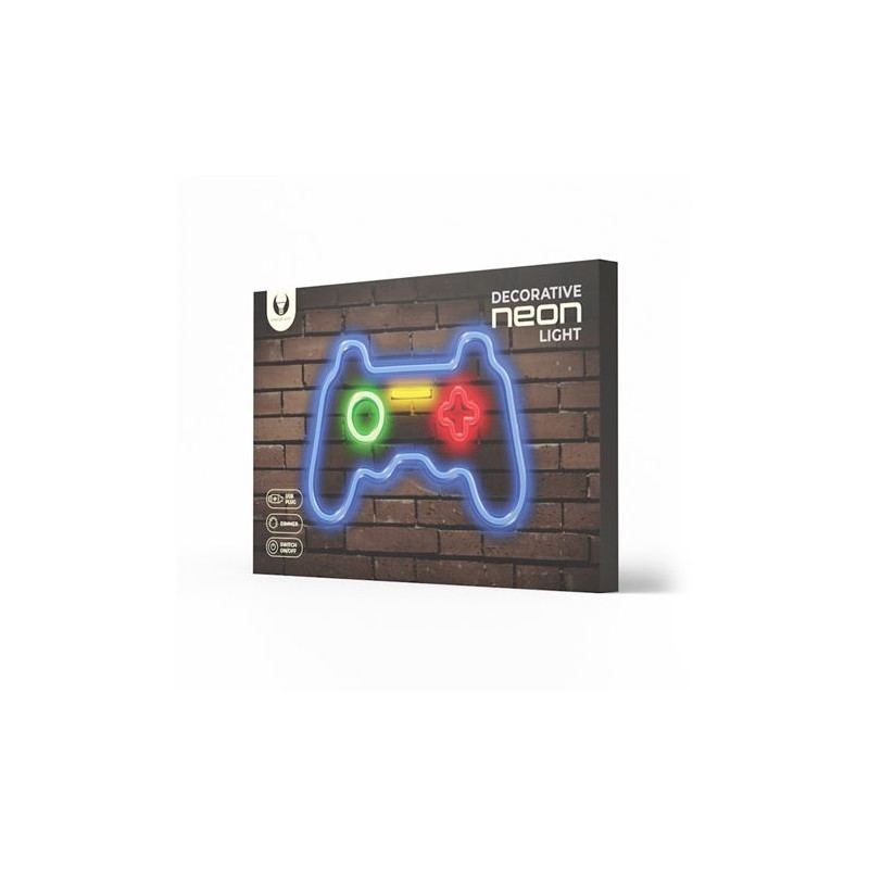 LAMPARA DECORATIVA NEON LED GAMEPAD...