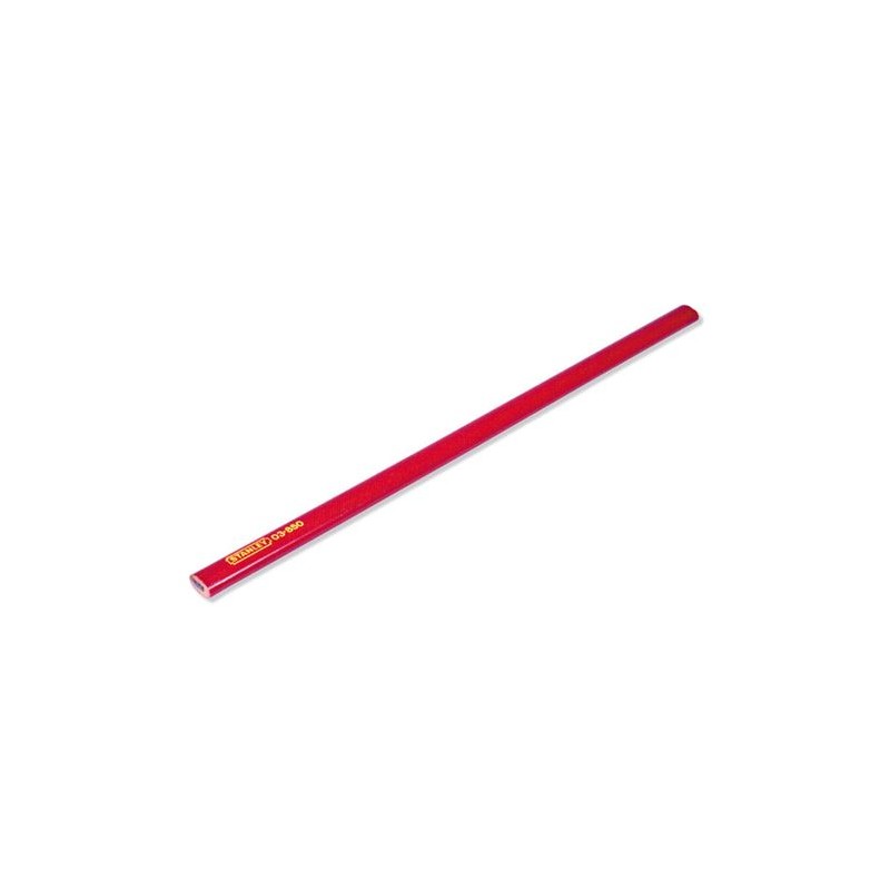 LAPIZ DE ALBAÑIL 17CM ROJO STANLEY