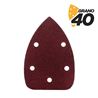 PACK 10 LIJAS GRANO 40 PARA LIJADORA BL0124 - BL0172