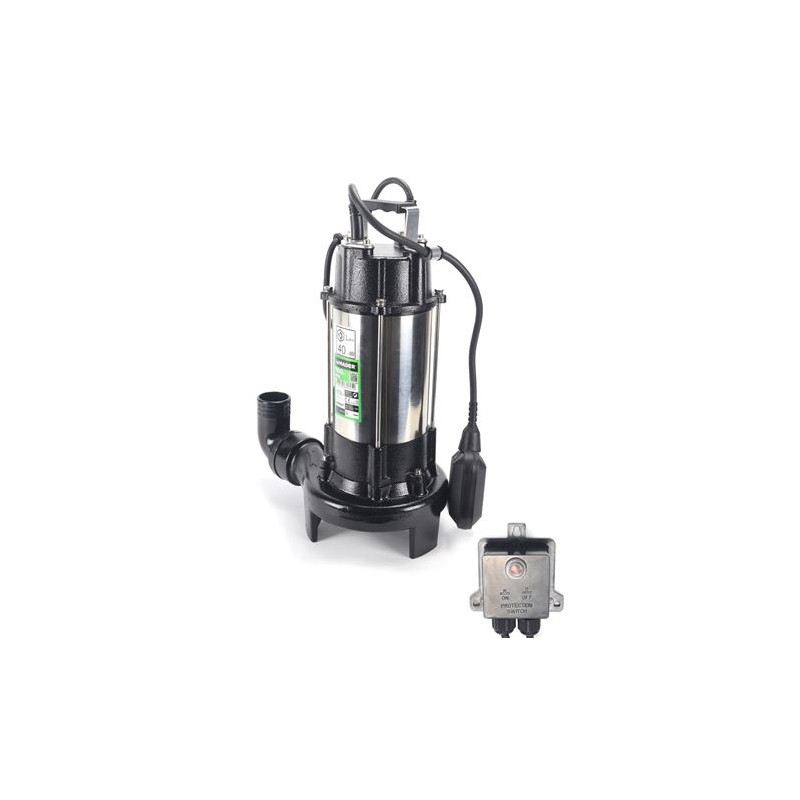 BOMBA DRENAJE AGUAS SUCIAS 1.100W CON...