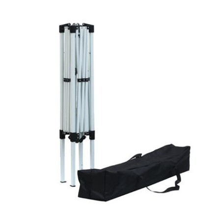 CARPA PLEGABLE ACERO 3X3 METROS BLANCA SUNGARDEN