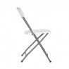 SILLA RESINA PLEGABLE 80X50X45CM BLANCA SUNGARDEN