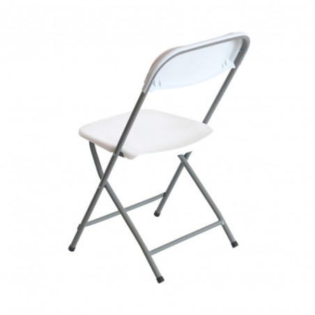 SILLA RESINA PLEGABLE 80X50X45CM BLANCA SUNGARDEN