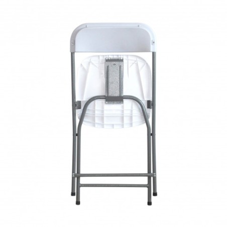 SILLA RESINA PLEGABLE 80X50X45CM BLANCA SUNGARDEN