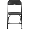 SILLA RESINA PLEGABLE 80X50X45CM NEGRA SUNGARDEN