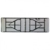 MESA DE RESINA PLEGABLE 240X74X74CM 3.5CM SUNGARDEN