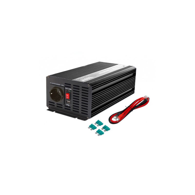 CONVERTIDOR DE CORRIENTE ONDA PURA 1000W ELBAT