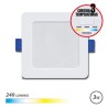 DOWNLIGHT CUADRADO 3W | 240LM | SELECTOR 3 TEMPERATURAS ELBAT