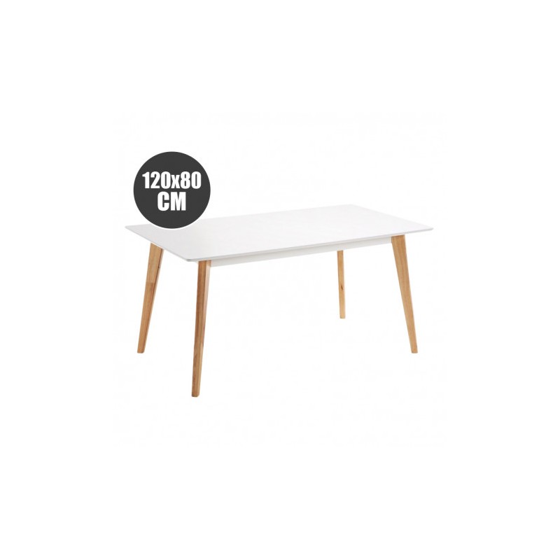 MESA DESIGN D900 120X80CM BLANCA MUVIP