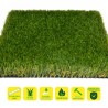 CESPED ARTIFICIAL 2X5 METROS 40MM SERIE ALPINO SUPERIOR SUNGARDEN