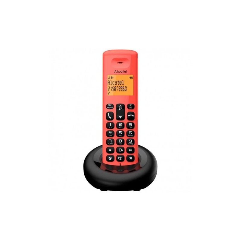 TELEFONO INALAMBRICO E160 ROJO ALCATEL