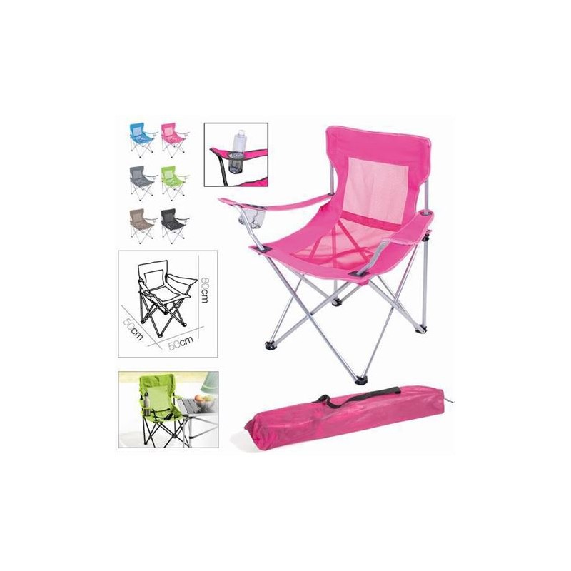 SILLA PLEGABLE DE CAMPING 50X50X80CM...