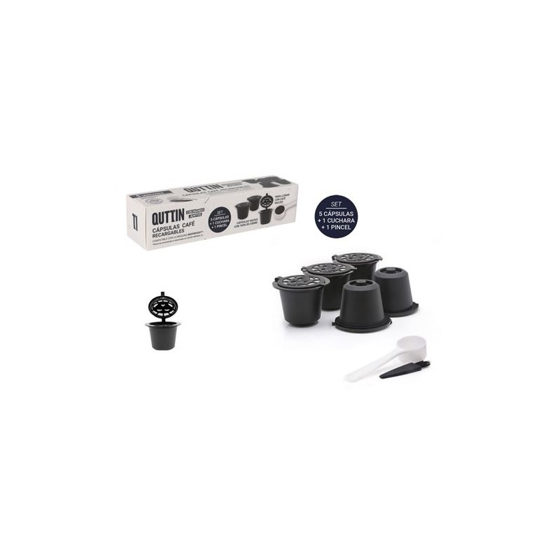 SET 5 CAPSULAS PARA CAFE RECARGABLES...
