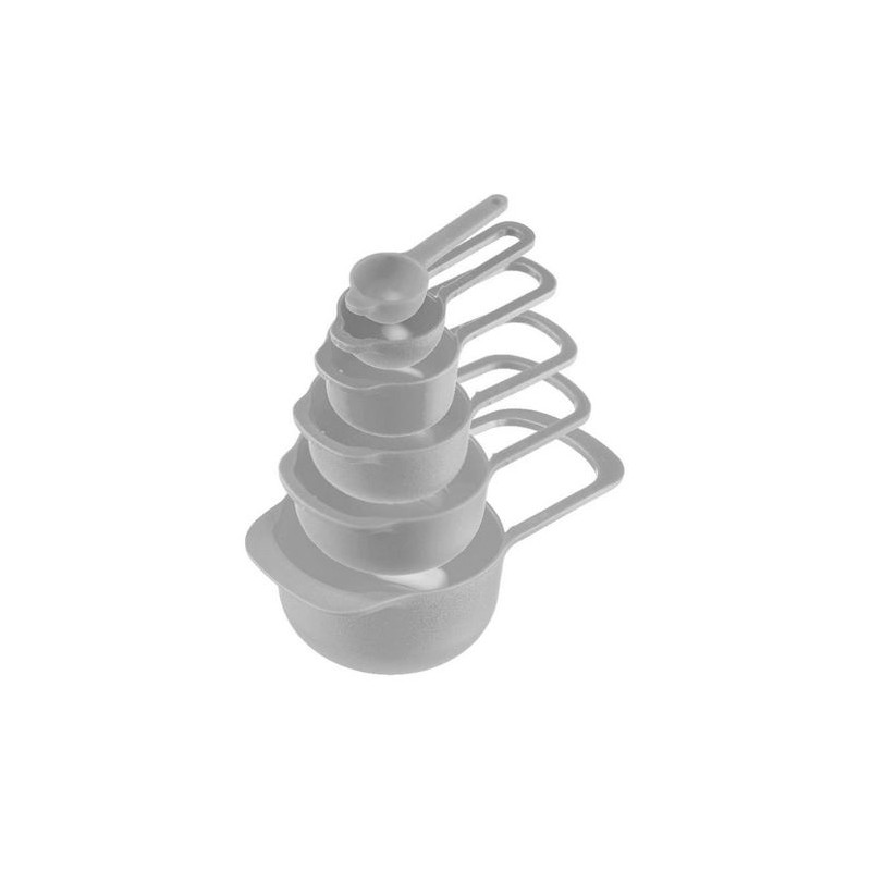 SET 6 CUCHARAS MEDIDORAS PLASTICO QUTTIN