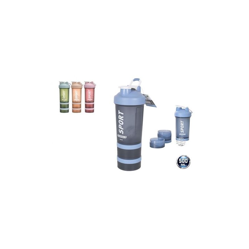 BOTELLA DE AGUA 500 ML SHAKER CON...