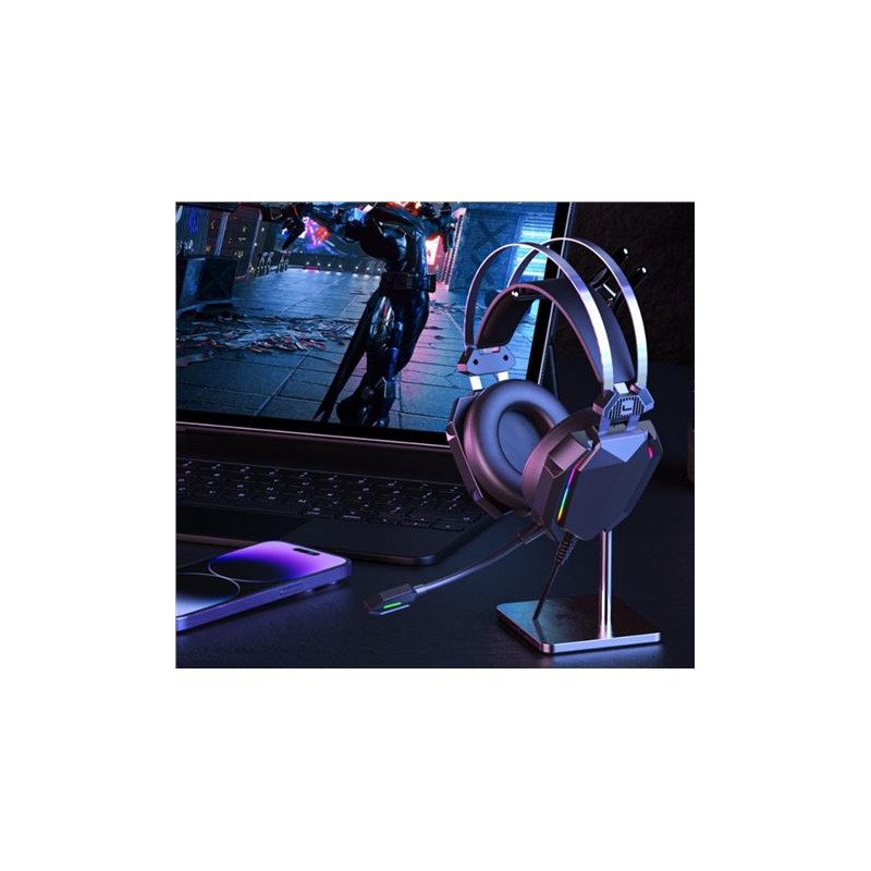 AURICULAR GAMING RGB CON MICROFONO...
