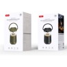 ALTAVOZ BLUETOOTH 15W CON LAMPARA CAMPING XOF49 NEGRO XO