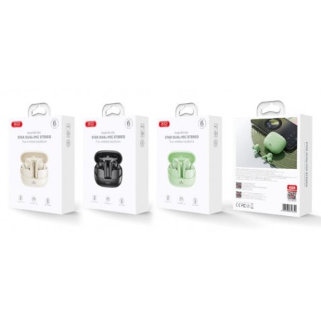 AURICULARES TWS X34 CLIP DEPORTIVO NEGROS XO