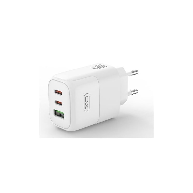 CARGADOR 2X TIPO C + USB 65W CARGA...