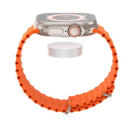 SMARTWATCH M9 ULTRA 2" AMOLED | LLAMADAS BT | CARGA MAGNETICA | NARANJA XO