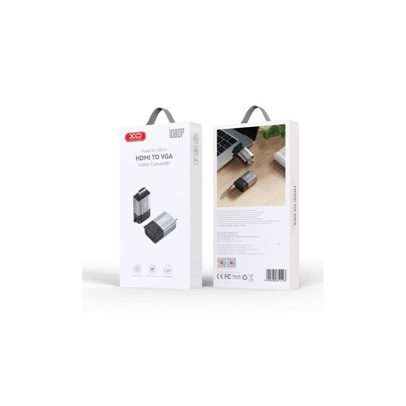 ADAPTADOR HDMI MACHO A VGA HEMBRA XO
