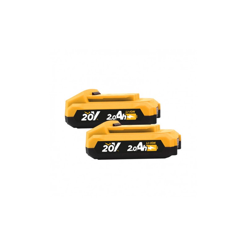 TALADRO PERCUTOR 20V | 2 BATERIAS 2AH...