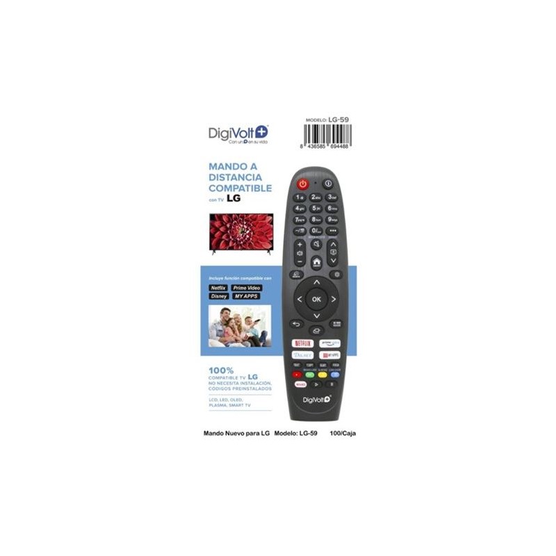 MANDO A DISTANCIA COMPATIBLE LG LG59...