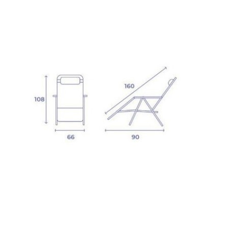 TUMBONA PLEGABLE VERDE DE ACERO CON COJIN CERVICAL