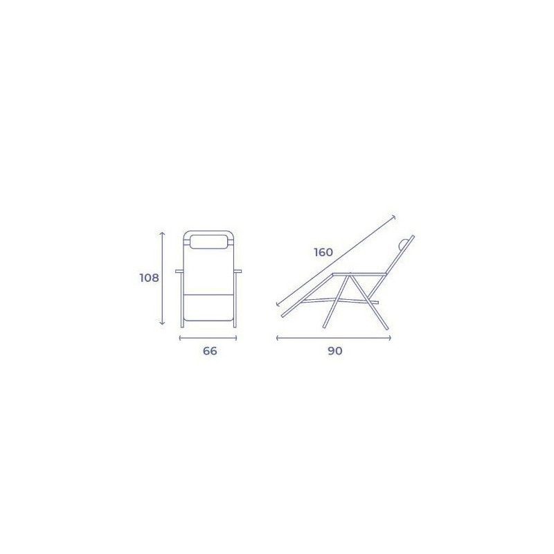 TUMBONA PLEGABLE BEIGE DE ACERO CON...