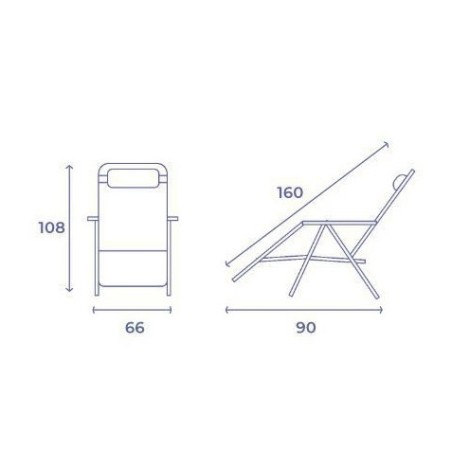 TUMBONA PLEGABLE BEIGE DE ACERO CON COJIN CERVICAL