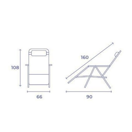 TUMBONA PLEGABLE BURDEOS DE ACERO CON COJIN CERVICAL