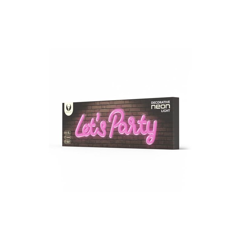 LAMPARA DECORATIVA NEON LED LETS...