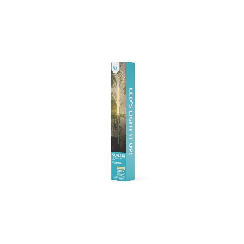 ESTACA SOLAR DECORATIVA JARDIN 100CM