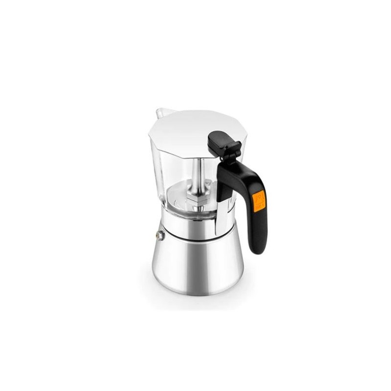CAFETERA ITALIANA ACERO INOXIDABLE 10...