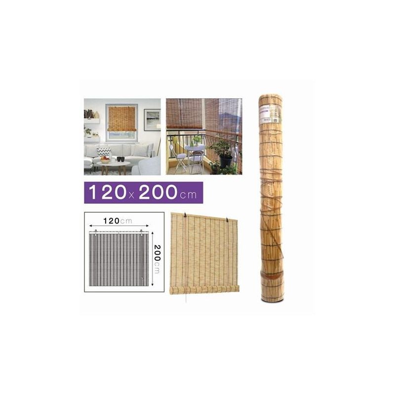 ESTOR ENROLLABLE EFECTO BAMBU 120X200CM