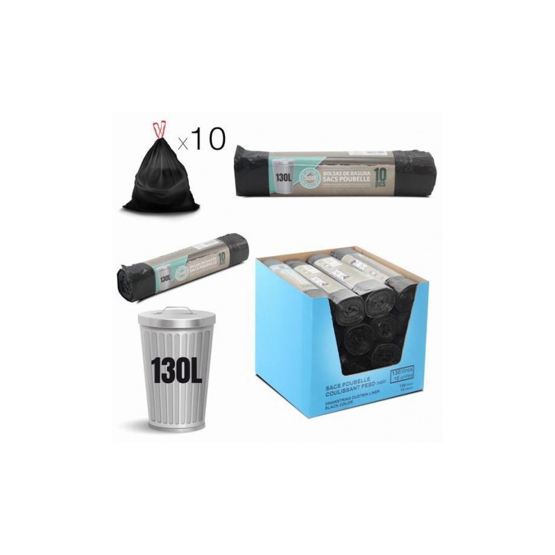 PACK 10 BOLSAS DE BASURA 130 LITROS...