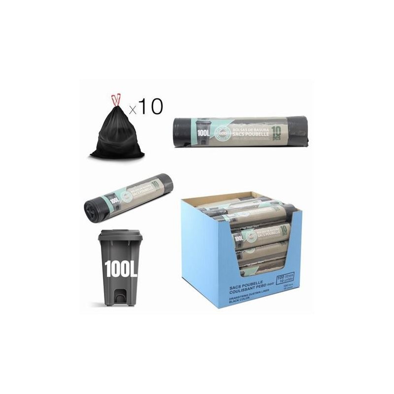 PACK 10 BOLSAS DE BASURA 100 LITROS...