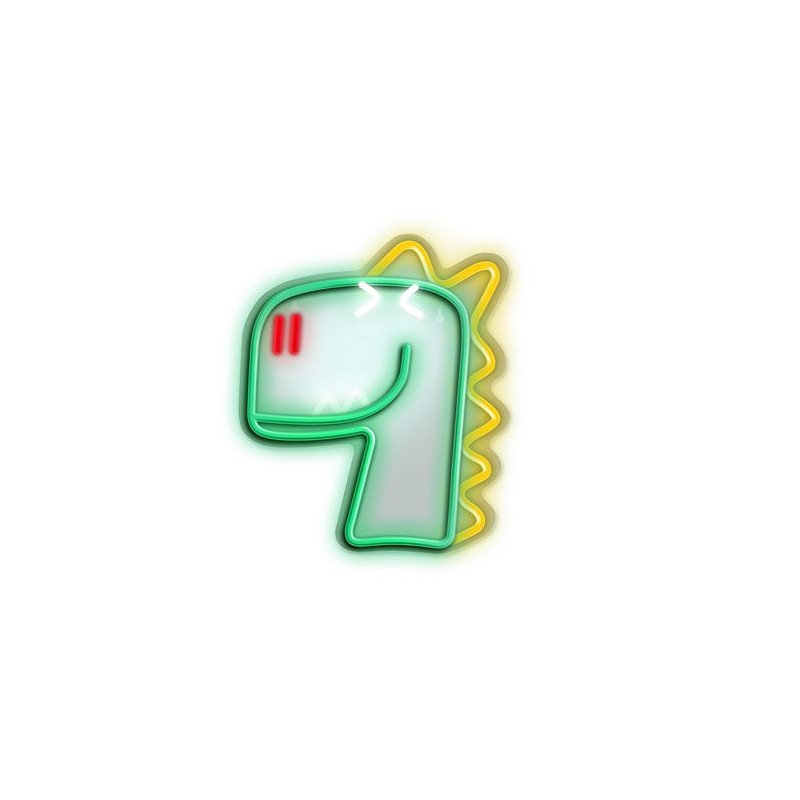 LAMPARA DECORATIVA NEON LED DINO...