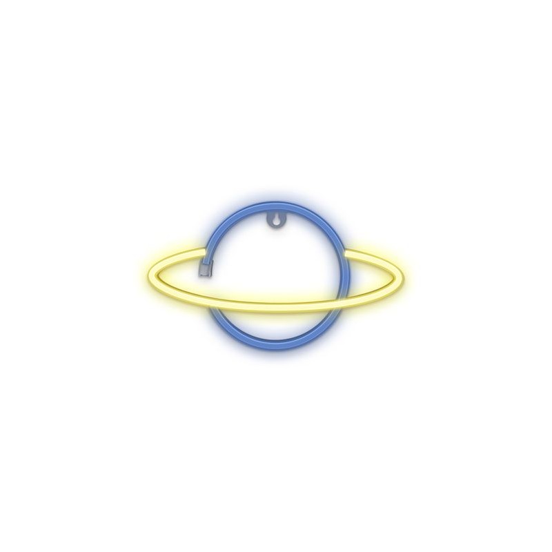 LAMPARA DECORATIVA NEON LED SATURN...