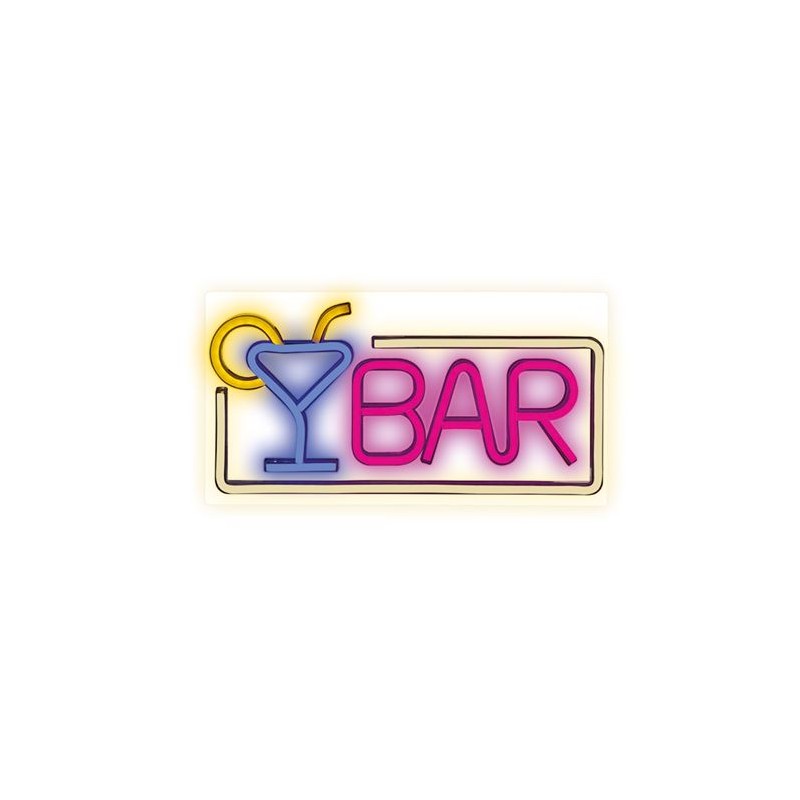 LAMPARA DECORATIVA NEON LED BAR FOREVER