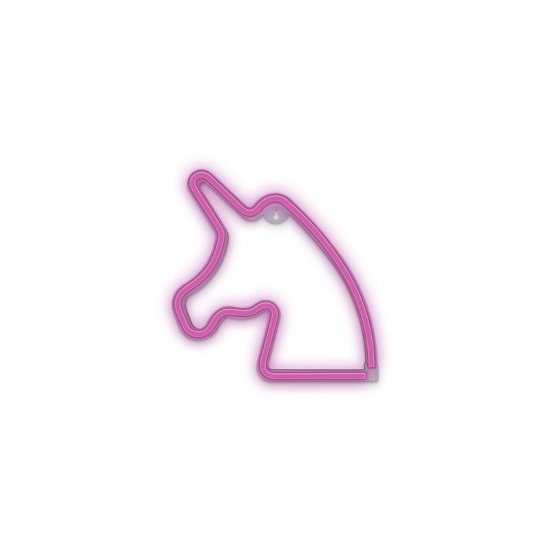 LAMPARA DECORATIVA NEON LED UNICORNIO...
