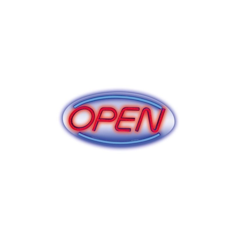 LAMPARA DECORATIVA NEON LED OPEN FOREVER
