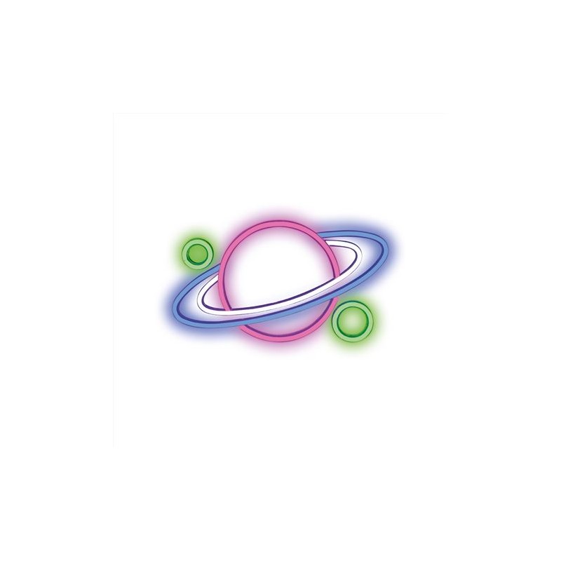 LAMPARA DECORATIVA NEON LED PLANET...